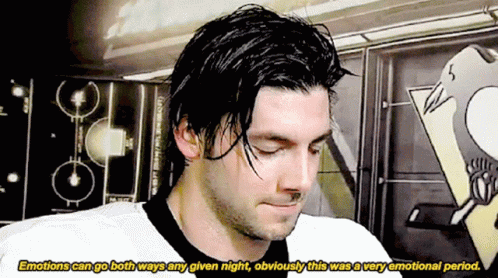Kris Letang Emotions Can Go Both Ways Any Given Night GIF - Kris Letang  Emotions Can Go Both Ways Any Given Night Obviously This Was A Vert  Emotional Period - Discover 