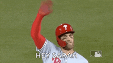 waving baseball