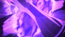 a purple background with a person 's feet in the middle