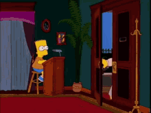 Simpsons Momo GIF - Simpsons Momo Leave GIFs