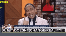 Stephen A Smith But It Doesnt Change Reality GIF - Stephen A Smith But It Doesnt Change Reality Reality Check GIFs