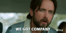 We Got Company Unexpected GIF - We Got Company Unexpected Unwelcome GIFs