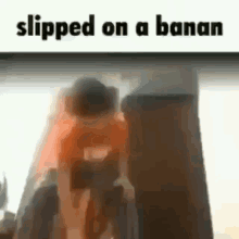 Slipped On A Banan Banana Peel GIF - Slipped On A Banan Banana Peel Banana GIFs