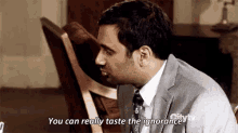 Palpable GIF - Parks And Recreation Ignorance Ignorant GIFs