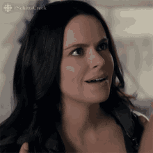 Confused Emily Hampshire GIF - Confused Emily Hampshire Stevie GIFs