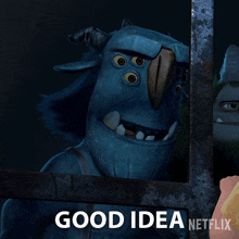 Good Idea Blinky GIF - Good Idea Blinky Trollhunters Tales Of Arcadia GIFs