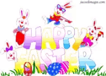 Happy Easter Easter Bunny GIF - Happy Easter Easter Bunny Easter Basket GIFs
