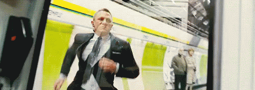 Catching The Tube - James Bond, Skyfall GIF - James Bond Skyfall Daniel  Craig - Discover & Share GIFs