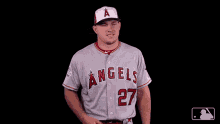 Mike Trout Los Angeles Angels GIF - Mike Trout Los Angeles Angels Mlb GIFs