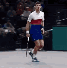 Novak Djokovic Racquet Toss GIF