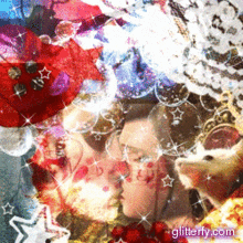 a picture of a girl and a cat with glitterity.com written on the bottom right
