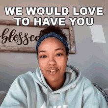 We Would Love To Have You Napheesa Collier GIF