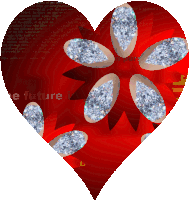 Heart Diamonds Sticker - Heart Diamonds Holiday Edition Stickers