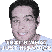 Thats What Just His Voice Sounds Like Sam Johnson Sticker - Thats What Just His Voice Sounds Like Sam Johnson His Voice Is Naturally Like That Stickers