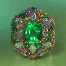 Tg Designe Emerald Ring GIF