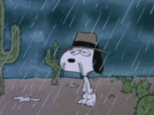 Sad Rain GIF - Sad Rain Snoopy GIFs