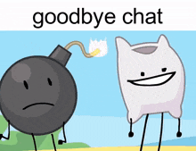 Goodbye Chat Tpot GIF - Goodbye Chat Tpot Bfdi GIFs