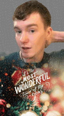 Snejni Mische Christmas GIF - Snejni Mische Christmas Most Wonderful Time Of The Year GIFs