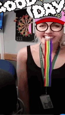 Bigshow Amy Smile GIF - Bigshow Amy Smile Rainbow GIFs