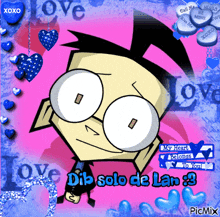 a picture of a cartoon character with the words " my heart belongs to you "