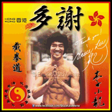 Thank You Bruce Lee GIF - Thank You Bruce Lee Card GIFs