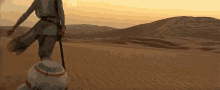 Walk Away GIF - Star Wars The Force Awakens Desert GIFs