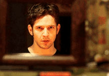 Hal Yorke Lord Harry GIF - Hal Yorke Lord Harry Looking In A Mirror For The1st Time In Decades GIFs