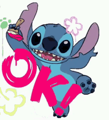 Ok Stitch GIF - Ok Stitch Okay GIFs