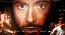 Iron Man Party GIF - Iron Man Party Bringing GIFs