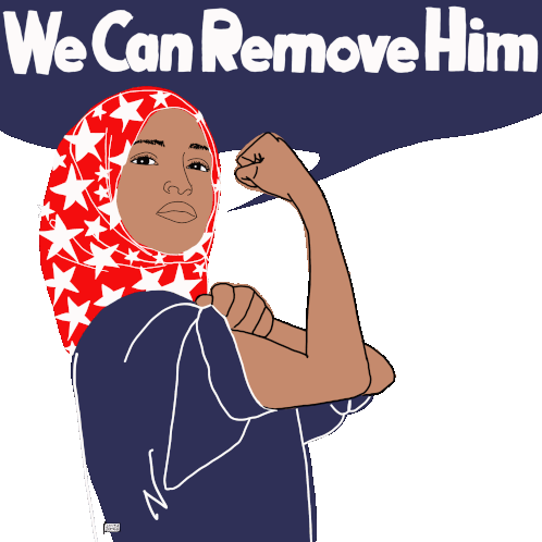 We Can Remove Him Rosie Riveter Sticker - We Can Remove Him Rosie Riveter Remove Him Stickers