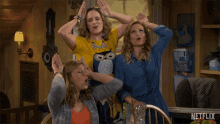 Howling Girl Squad GIF - Howling Girl Squad Friends GIFs