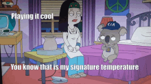 Cool Playing Cool GIF - Cool Playing Cool You Know That T His Is My Signature Temperature GIFs
