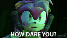 How Dare You Sonic Prime GIF - How Dare You Sonic Prime How Could You GIFs