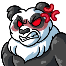 giantpanda pandaoangry angry panda panda angry
