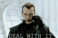 Albert Wesker Deal With It GIF - Albert Wesker Deal With It GIFs