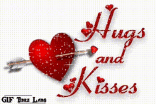 Hugs And Kisses दिल GIF
