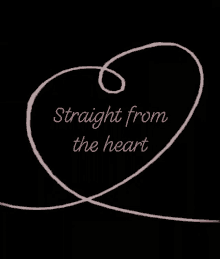Straight From The Heart Heart GIF - Straight From The Heart Heart Love You GIFs