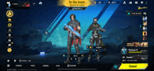 a screenshot of a game that says " in the team "