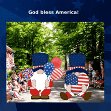 Patriotic Gnomes 4th Of July GIF - Patriotic Gnomes 4th Of July Memorial Day GIFs