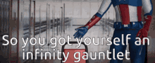So You Got Yourself GIF - So You Got Yourself Infinity Gauntlet GIFs