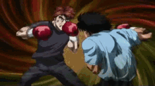 boxing gifs  Martial arts manga Anime comics Anime