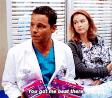 Greys Anatomy Alex Karev GIF - Greys Anatomy Alex Karev You Got Me Beat There GIFs