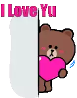 Brown Cute Heart Brown Cute Love Sticker - Brown Cute Heart Brown Cute Love Brown Cute Stickers