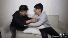 Hug Couch GIF - Hug Couch Friends GIFs