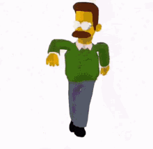 Ned Flanders Happy Birthday GIF - Ned Flanders Happy Birthday Dance GIFs