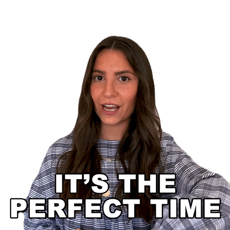 Its The Perfect Time Alexandra Machover Sticker - Its The Perfect Time Alexandra Machover Bustle Stickers