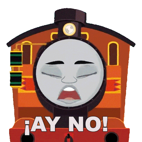 Ay No Nia Sticker - Ay No Nia Thomas And Friends Stickers