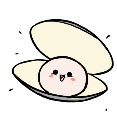 cute clam drawing