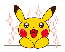 pikachu pokemon happy bliss hello