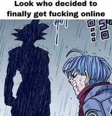 look who decided to finally get fucking online with a cartoon character
